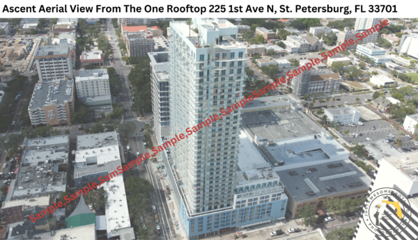 Ascent Aerial View From The One Rooftop 225 1st Ave N, St. Petersburg, FL 33701